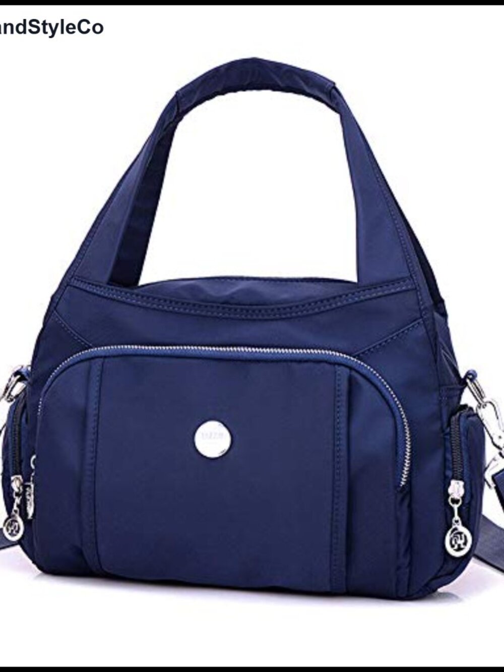 Waterproof Nylon Crossbody Bag Multi-Pocket Travel Shoulder Purse